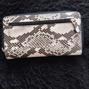 Elegant Snake Print Wallet NWOT